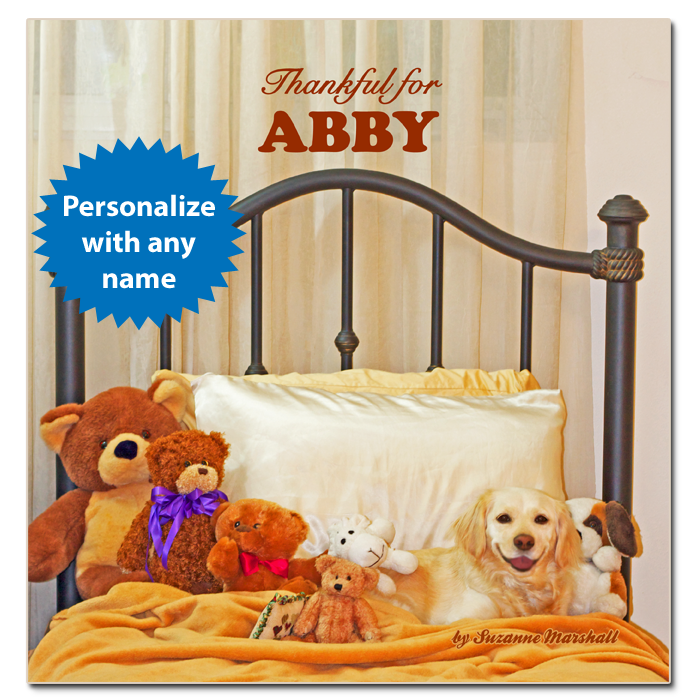 thankful for you personalized book with attitude of gratitude